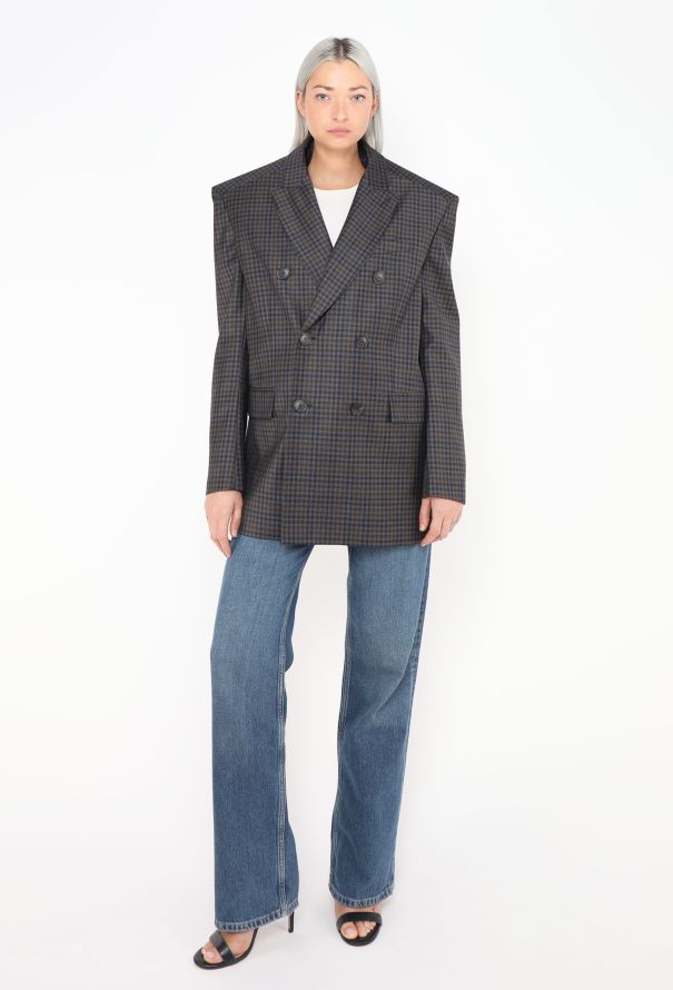 Balenciaga S/S 2017 Padded-Shoulder Blazer - 2