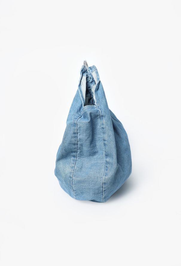 Maison Margiela 2004 Denim Large Hobo Bag - 5
