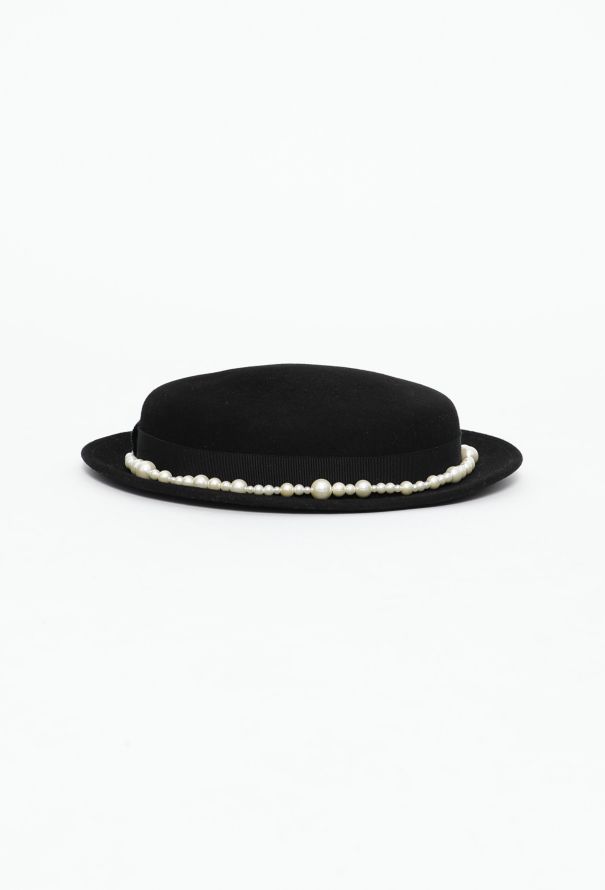 Maison Michel Pearl Felt Hat - 5