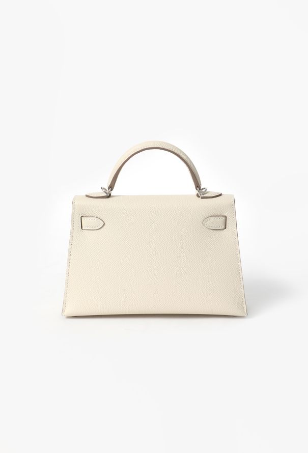 Hermès Craie Epsom Mini Kelly II Sellier Electrum - 10