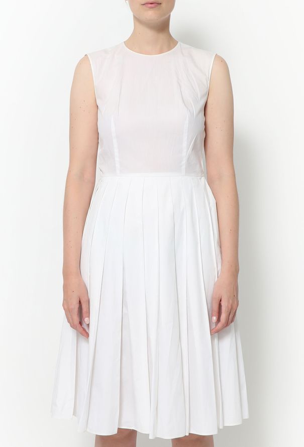 Prada Pleated Cotton Dress - 2