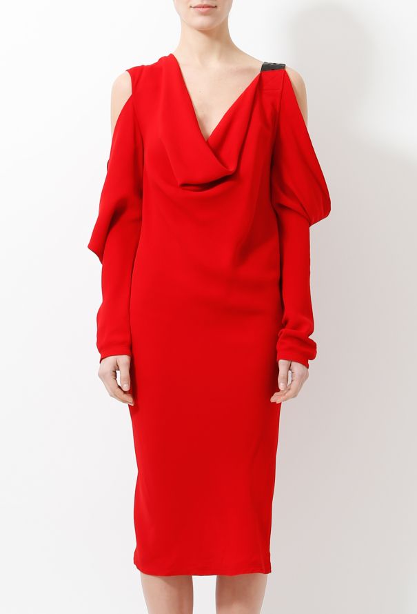 Céline Draped Cut-Out Dress - 3