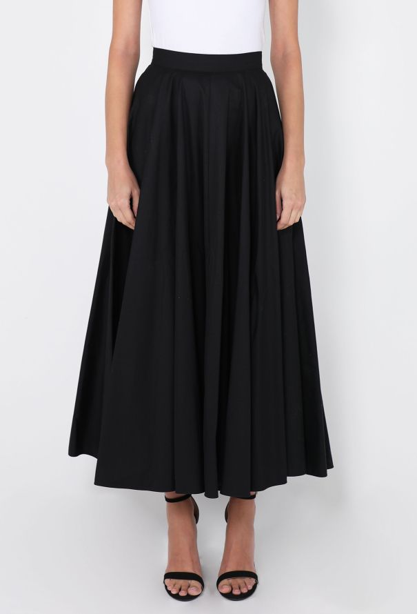 Alaïa Cotton Pleated Skirt - 3