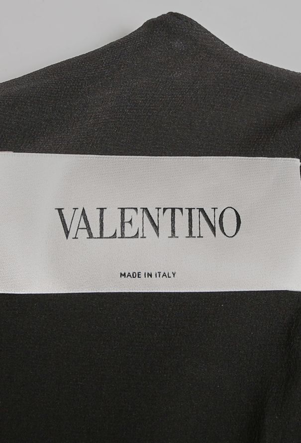 Valentino Pleated Silk Maxi Dress - 5