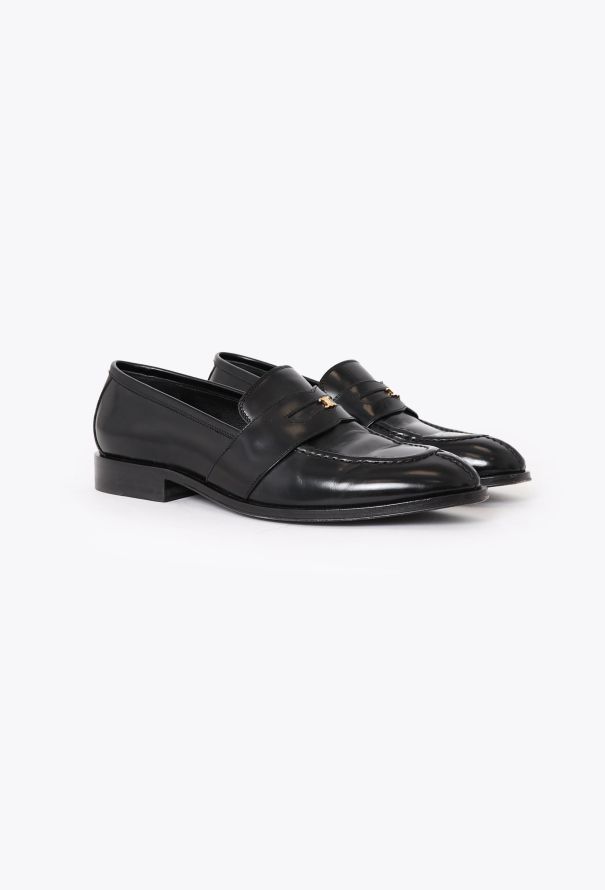 Céline 2024 Triomphe Malaquais Black Leather Loafers - 3