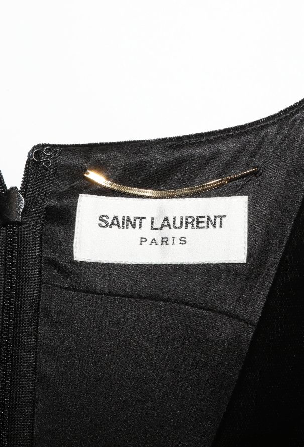 Saint Laurent 2018 Velvet Bow Babydoll Dress - 6