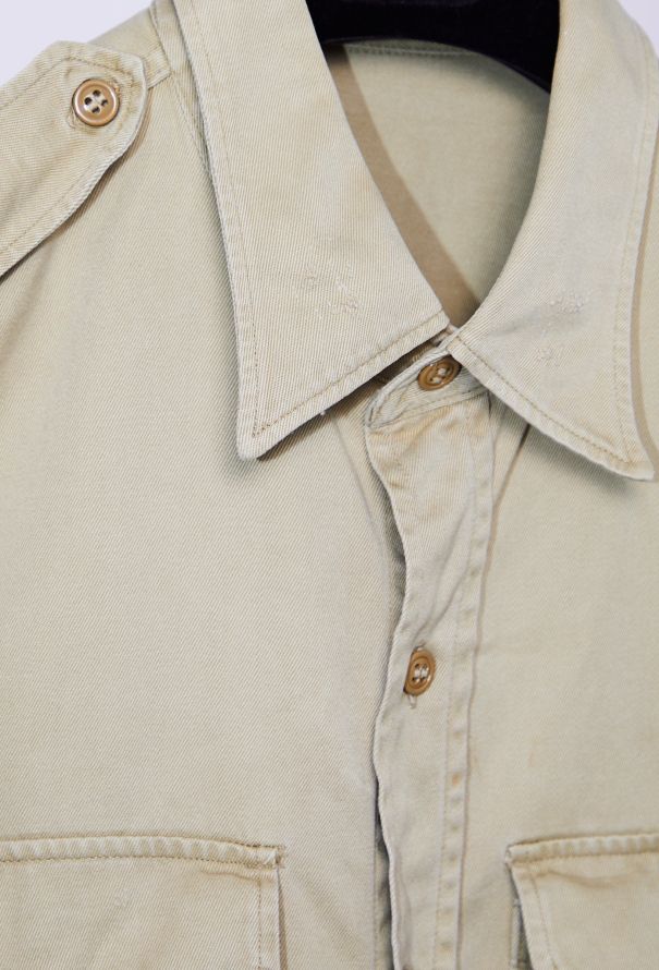 Men's Vintage 1960s Épaulette Military Overshirt - 5