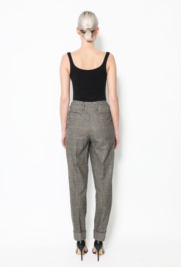 Dries Van Noten F/W 2010 Houndstooth Wool Trousers - 4