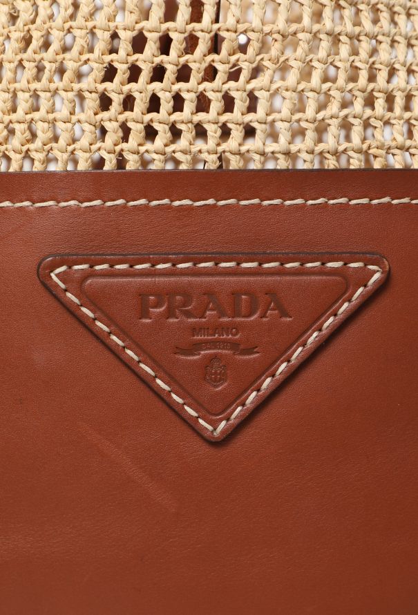 Prada Large Crochet Shopping Tote Bag - 12