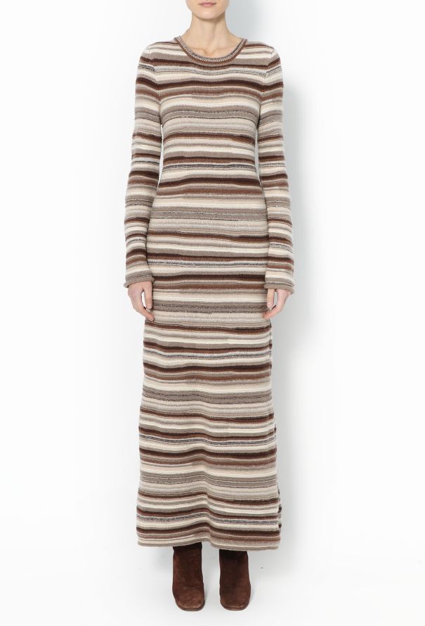 Chloé F/W 2021 Cashmere Knit Maxi Dress - 3