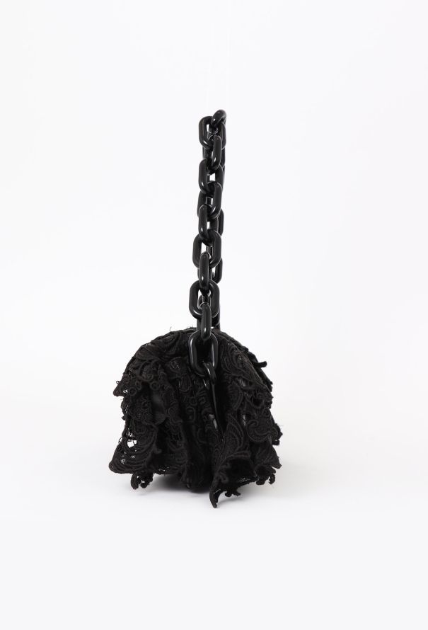 Prada F/W 2008 Guipure Lace Shoulder Bag - 6