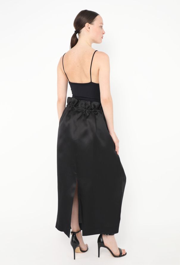 Khaite F/W 2024 Ember Silk Drawstring Skirt - 7