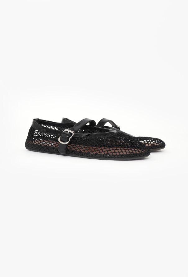 Alaïa 2023 Netted Ballerina Flats - 3