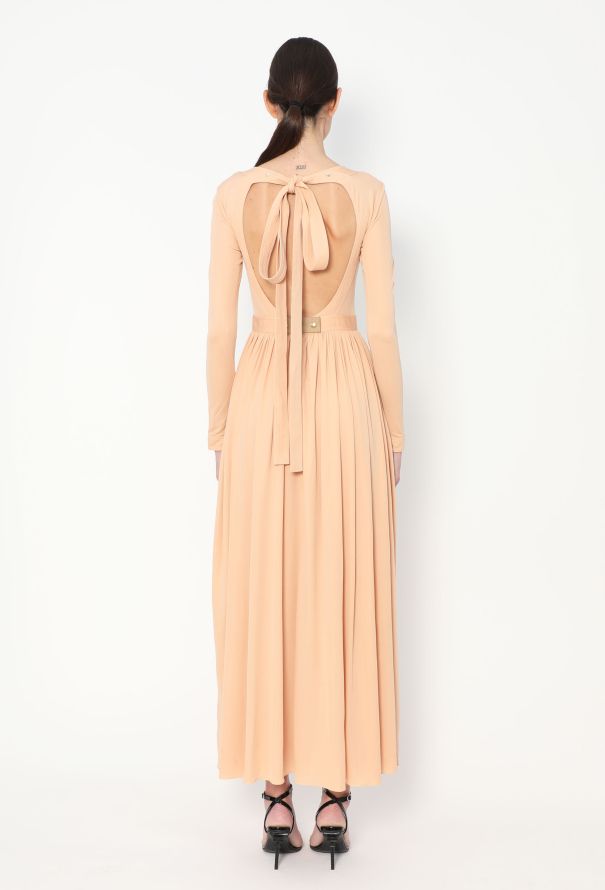 Céline Open-Back Crêpe Dress, S/S 2016 - 6