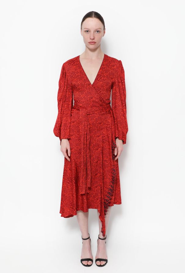 Chloé CAMPAIGN F/W 2019 Jacquard Wrap Dress - 1