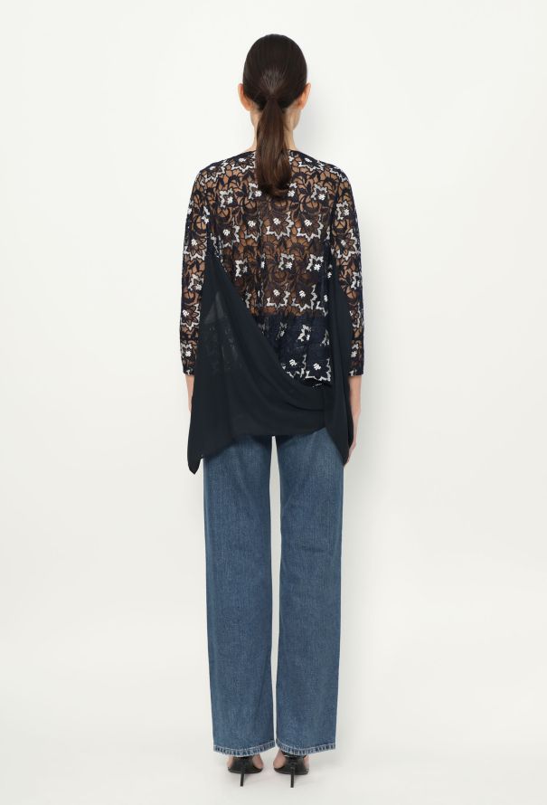 Junya Watanabe S/S 2012 Draped Lace Tunic - 5