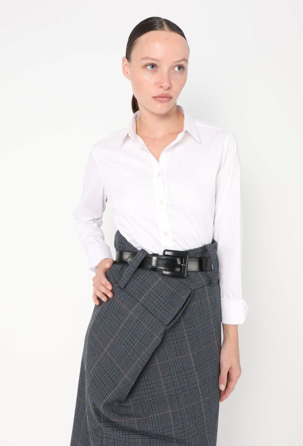 Balenciaga F/W 2017 Asymmetrical Folded Skirt - 5