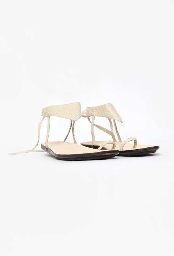 Helmut Lang Python Wrap Sandals, S/S 2001 - 4