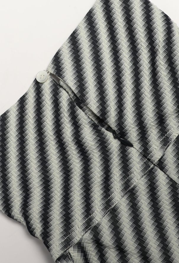 Céline High-Neck Striped Tunic - 6