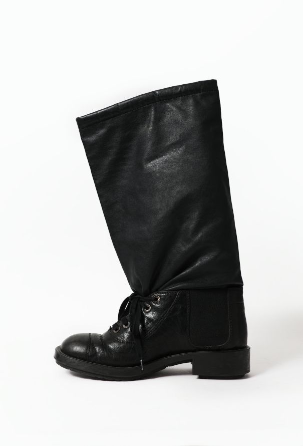 Chanel F/W 2011 Leather Boots - 5