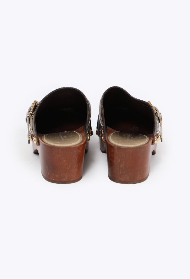 Louis Vuitton 2017 Monogram Canvas Canopy Clogs - 4