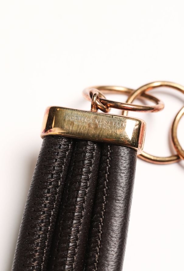 Bottega Veneta F/W 2019 Piped Vermeil Leather Choker - 7