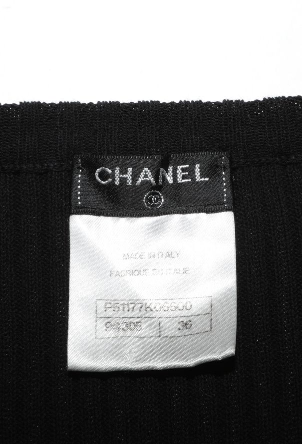 Chanel 'CC' Trellis Knit Top - 5