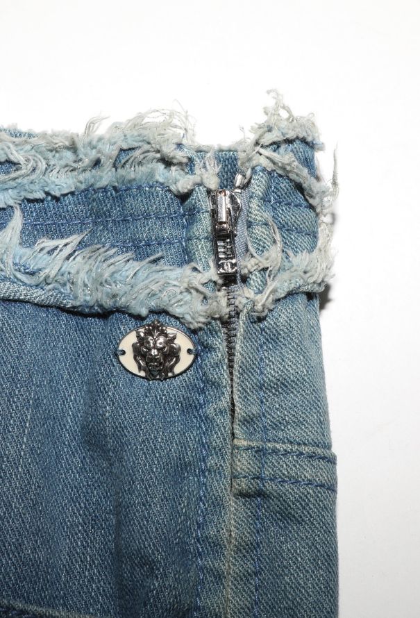 Chanel F/W 2008 Distressed Denim Skirt - 7