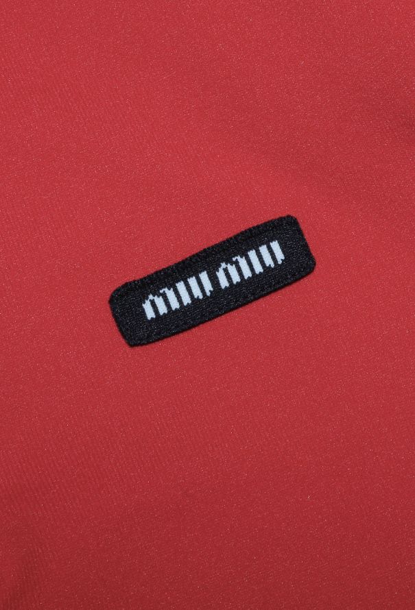 Miu Miu Red Technical Zip-Up Top – Spring/Summer 2025 Runway - 8