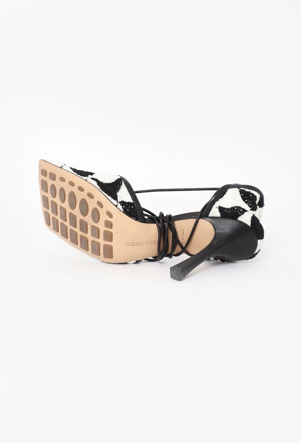 Bottega Veneta Resort 2022 Phantom Crochet Heels - 7