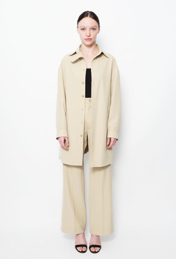 Balenciaga S/S 2019 Beige Ensemble - 1