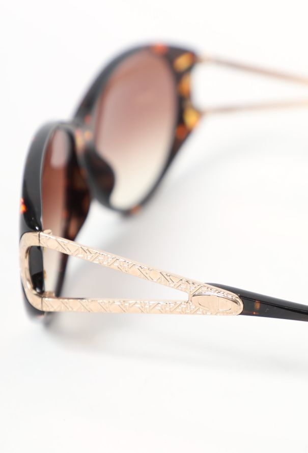 Christian Dior 90s Tortoiseshell Oval Sunglasses - 3