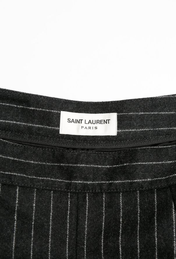 Saint Laurent Pinstripe Midi Culottes - 5