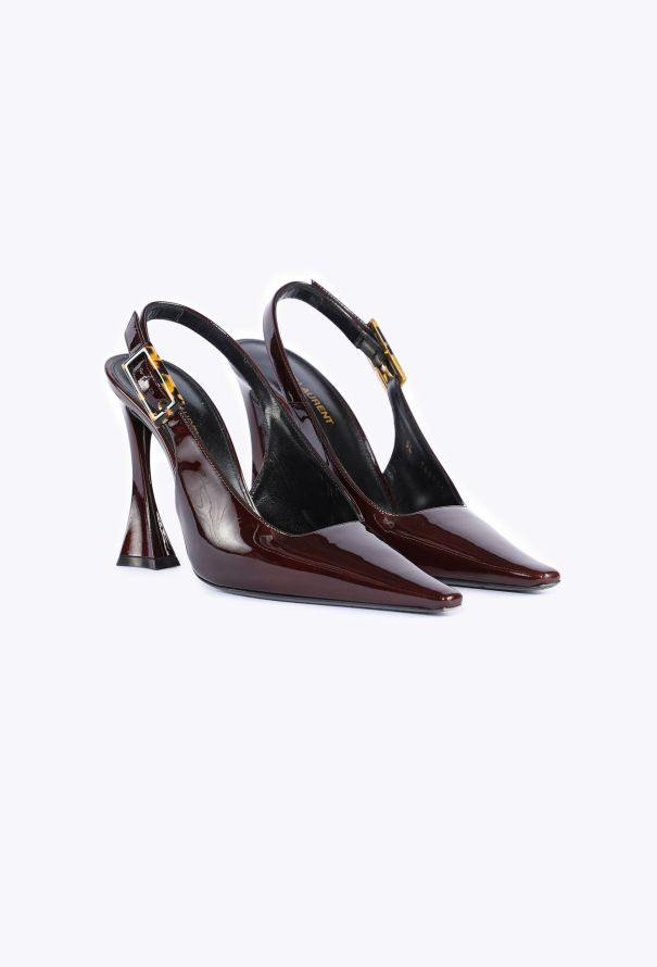 Saint Laurent Marron Glacé Dune Pumps, S/S 2024 - 4