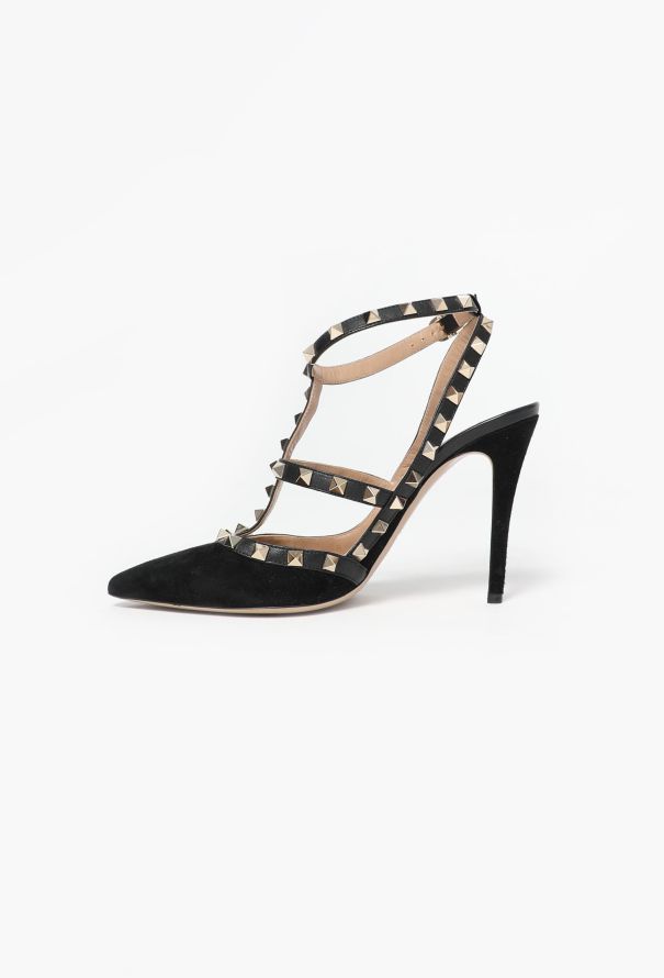 Valentino 2021 Suede Rockstud Pumps - 4