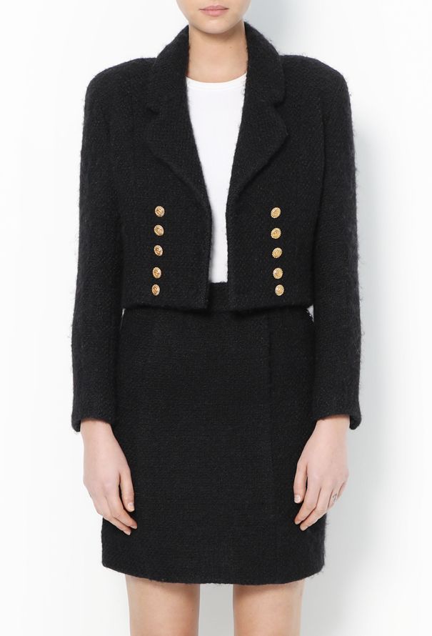 Chanel TIMELESS F/W 1988 Bouclé 'CC' Ensemble - 4