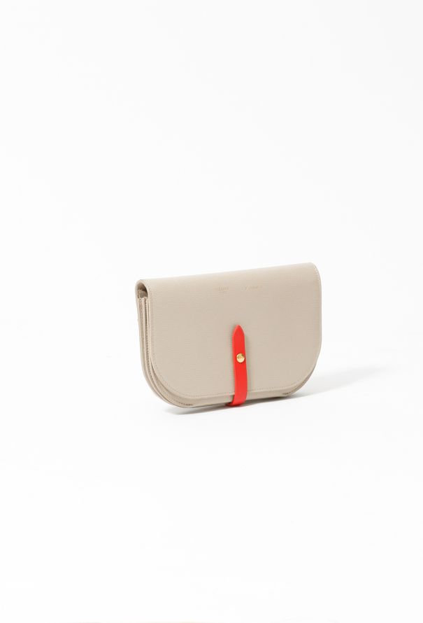 Céline Taupe Colorblock Mini Wallet - 3