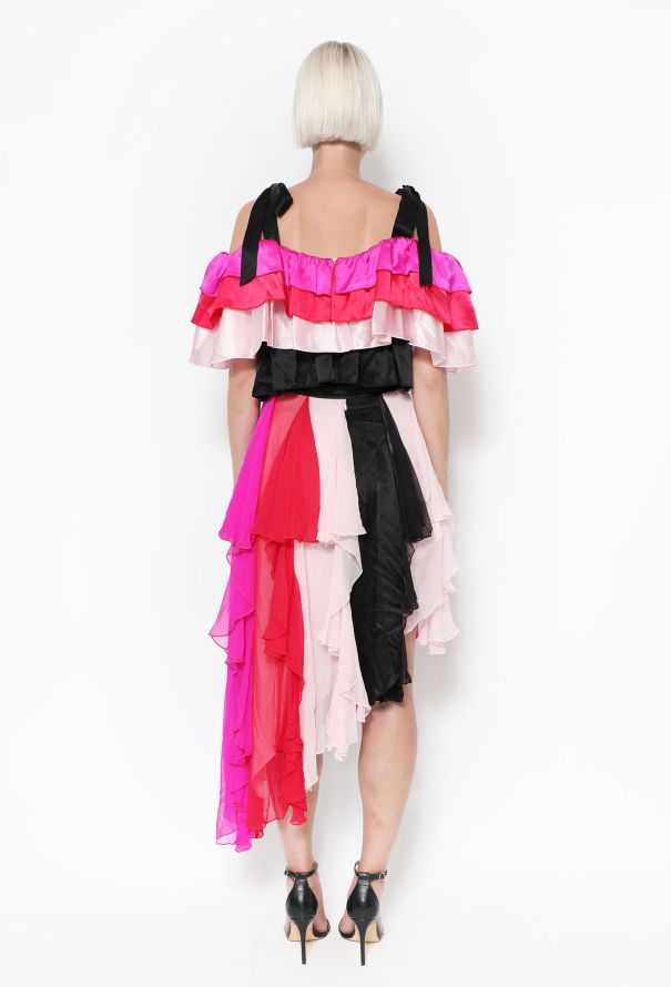 Rodarte S/S 2019 Ruffled Silk Skirt Ensemble - 5