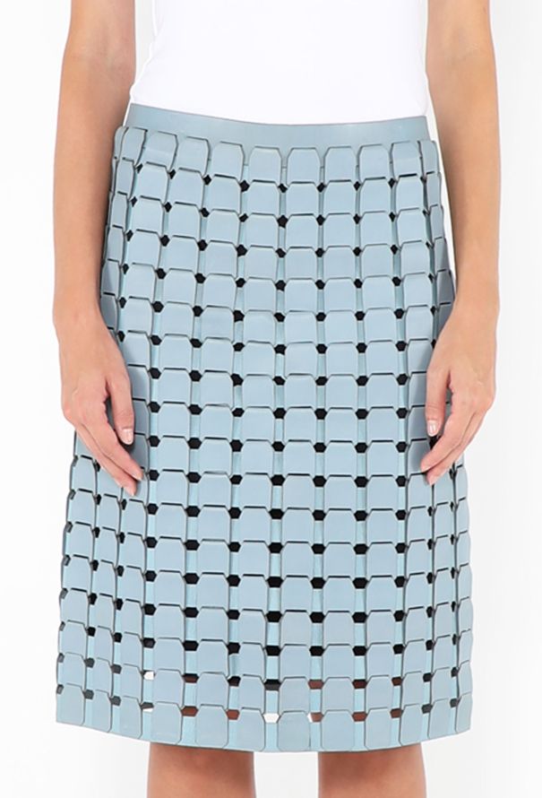 Bottega Veneta F/W 2019 Quilted Leather Skirt - 3