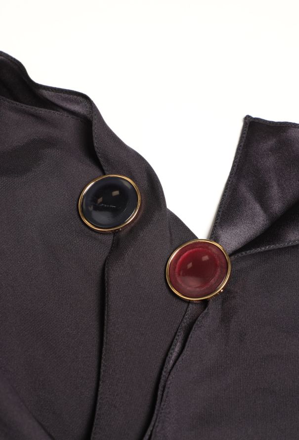 Chloé F/W 2014 Cut-Out Silk Dress - 8