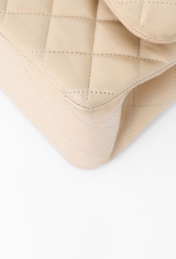 Chanel Beige Jumbo Timeless Flap Bag - 9
