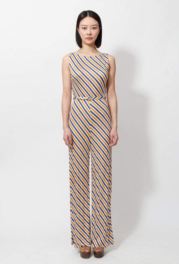Prada 2012 Striped Jumpsuit - 1