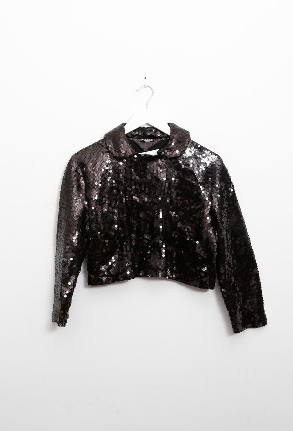 Comme des Garçons Sequined Cropped Jacket - 6