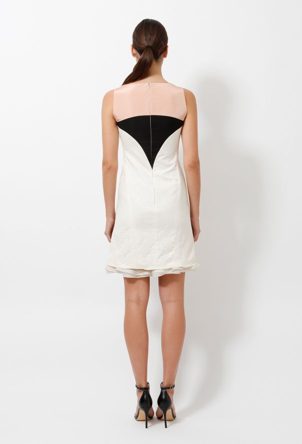 Balenciaga 2005 Tricolor Silk Dress - 5