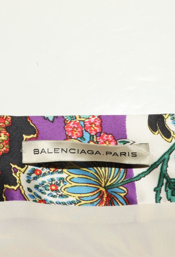 Balenciaga Pre-Fall 2011 Printed Cocktail Dress - 5
