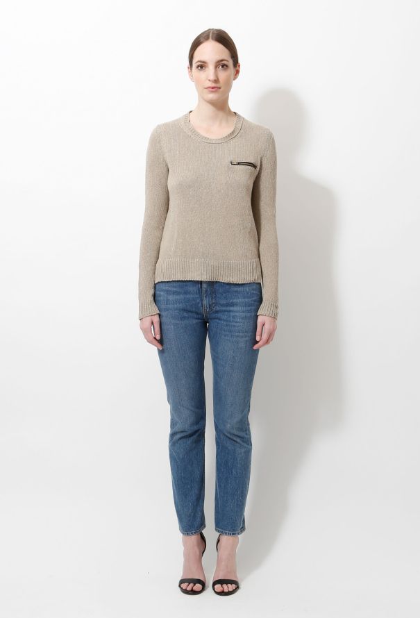 Céline 2010 Linen Knit Sweater - 2