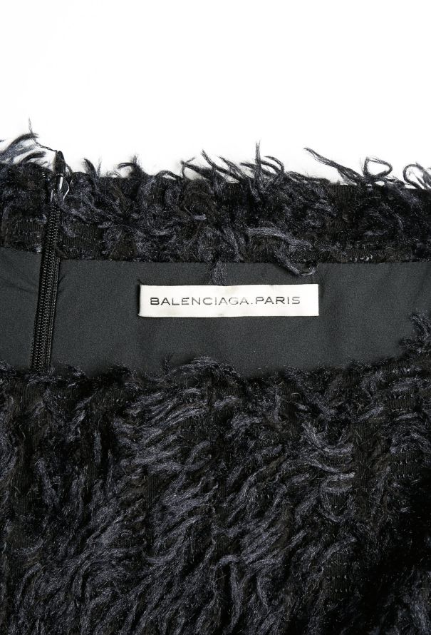 Balenciaga 2011 Frayed Silk Dress - 4