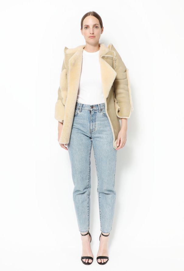 Junya Watanabe Deconstructed Shearling Jacket - 1