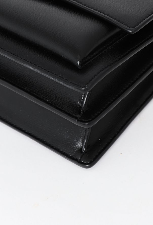Saint Laurent Black Medium Sunset Bag - 7