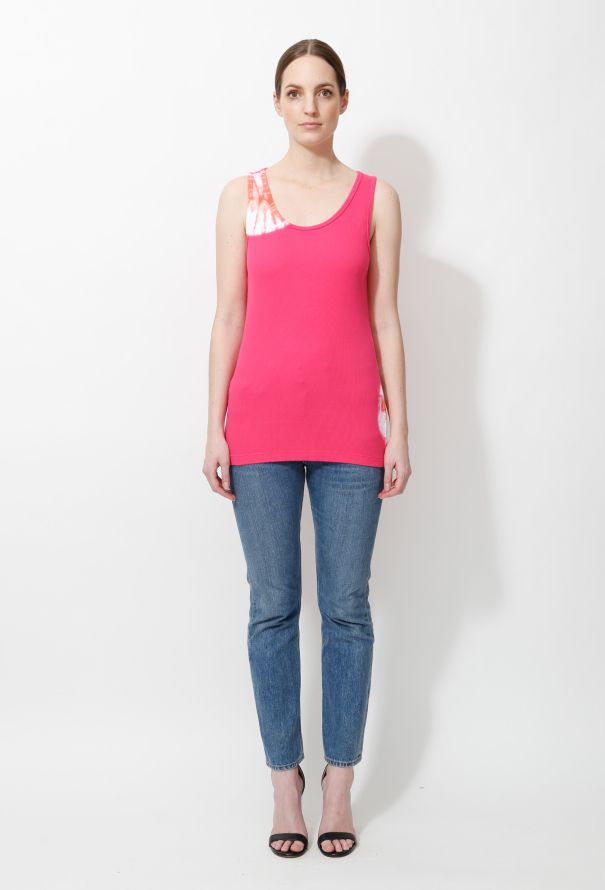 Calvin Klein S/S 2019 Pink Tie Dye Tank - 1